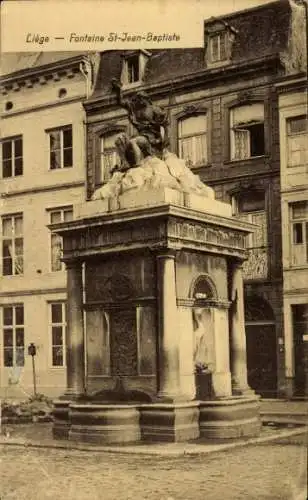 Ak Liège Lüttich Wallonien, Fontaine St-Jean-Baptiste