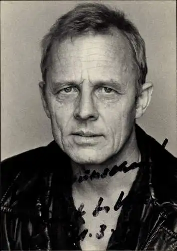 Ak Schauspieler Rolf Becker, Portrait, Autogramm