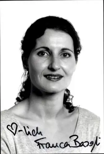 Ak Schauspielerin Franca Basoli, Portrait, Autogramm