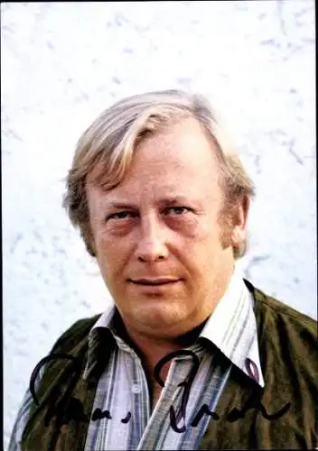 Ak Schauspieler Rainer Basedow, Portrait, Autogramm