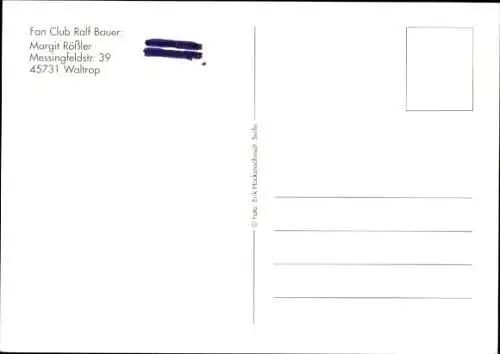 Ak Schauspieler Ralf Bauer, Portrait, Autogramm