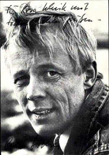 Ak Schauspieler Rolf Becker, Portrait, Autogramm