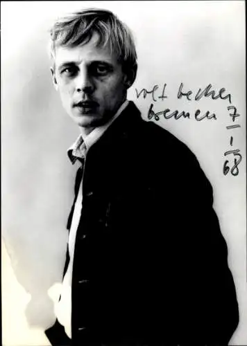 Ak Schauspieler Rolf Becker, Portrait, Autogramm