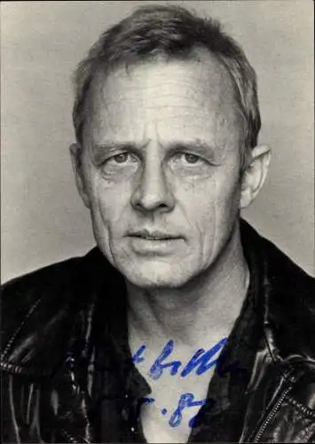 Ak Schauspieler Rolf Becker, Portrait, Autogramm