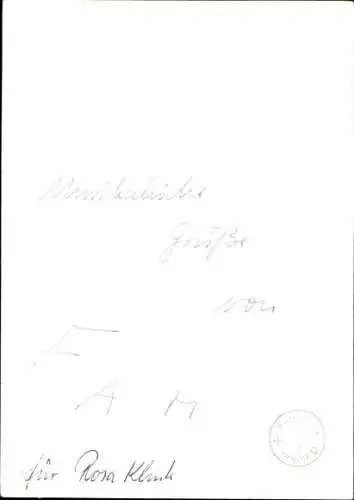 Ak Schauspieler, Portrait, Autogramm, Musikinstrumente