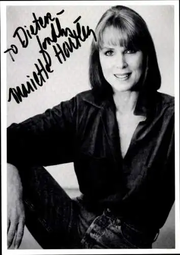 Ak Schauspielerin Mariette Hartley, Portrait, Autogramm