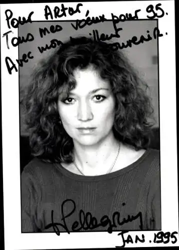 Ak Schauspielerin Pascale Pellegrin, Portrait, Autogramm