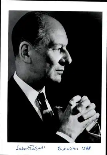 Ak Schauspieler John, Portrait, Autogramm