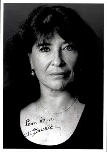 Ak Schauspielerin Claudine Baschet, Portrait, Autogramm