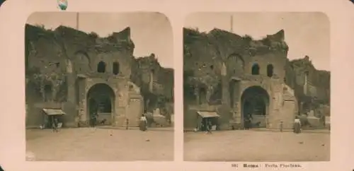 Stereo Foto Roma Rom Lazio, Porta Pinciana