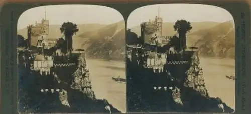 Stereo Foto Trechtingshausen, Schloss Rheinstein