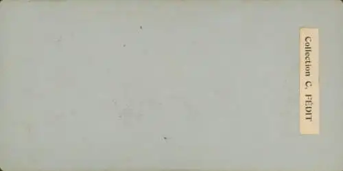 Stereo Foto Engelberg Kt. Obwalden Schweiz, Rastender Mann, 1900