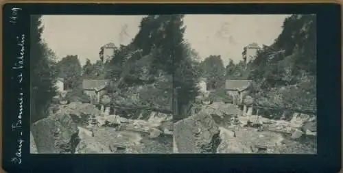 Stereo Foto Eaux Bonnes Pyrénées Atlantiques, Teilansicht