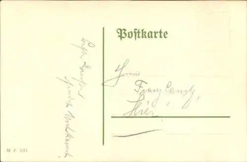 Handgemalt Ak Frohe Weihnachten 1912, Engel, Geschenke