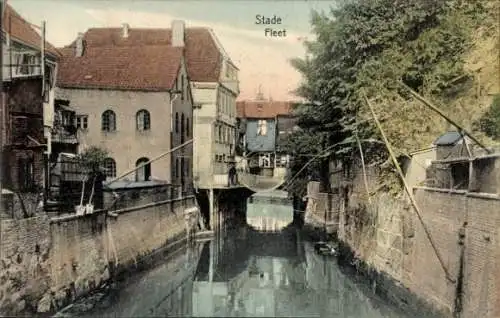 Ak Stade in Niedersachsen, Fleet