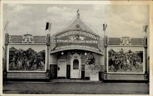 Ak München Bayern, Hermann Kretzschmar's Original Velodrom, Fahrräder