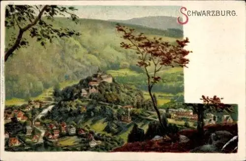 Litho Schwarzburg in Thüringen, Gesamtansicht