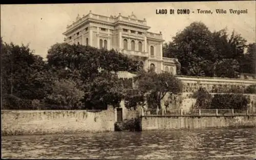 Ak Torno Lago di Como Lombardia, Villa Vergani