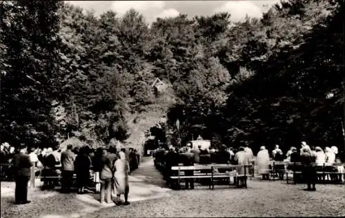 Ak Wienerwald Niederösterreich, Lourdes Grotte