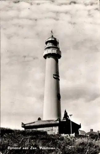 Ak Egmond aan Zee Nordholland Niederlande, Leuchtturm