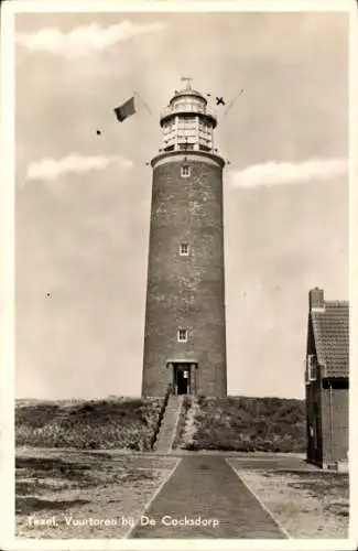 Ak De Cocksdorp Texel Nordholland Niederlande, Leuchtturm