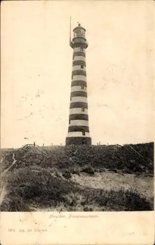 Ak Ijmuiden Velsen Nordholland Niederlande, Binnen-Leuchtturm