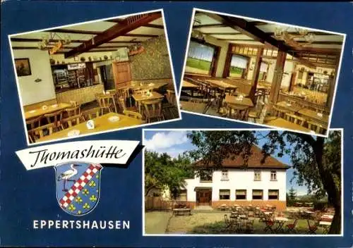 Ak Eppertshausen in Hessen, Gasthaus Thomashütte, Wappen