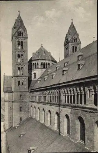 Ak Speyer am Rhein, Dom, Südwestseite