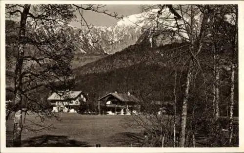 Ak Schönau am Königssee Oberbayern, Pension Hochwaldlehen