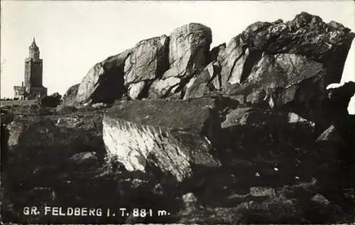 Ak Niederreifenberg Schmitten im Taunus, Großer Feldberg, Turm