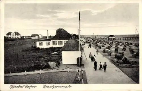 Ak Ostseebad Dahme in Holstein, Strandpromenade, Strand