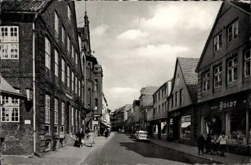 Ak Elmshorn in Holstein, Königstraße, Geschäft Adolf Boldt