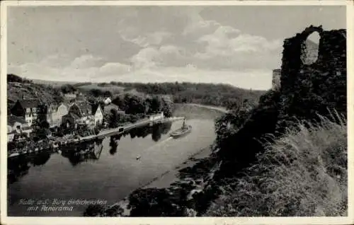 Ak Giebichenstein Halle an der Saale, Burg Giebichenstein, Panorama