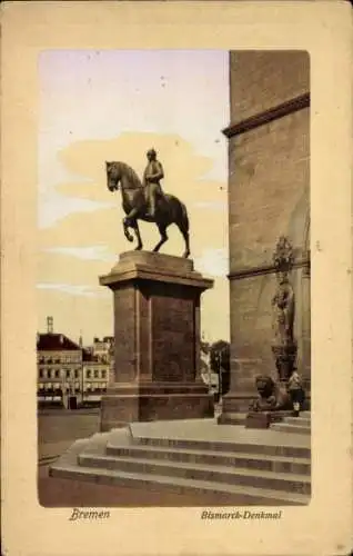 Ak Hansestadt Bremen, Bismarck-Denkmal