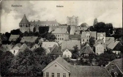 Ak Bad Bentheim in Niedersachsen, Teilansicht, Südseite