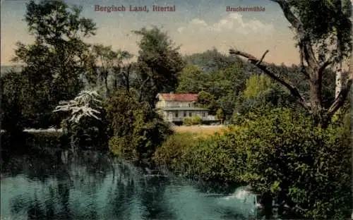 Ak Brucher Mühle Haan im Rheinland, Bergisch Land, Ittertal