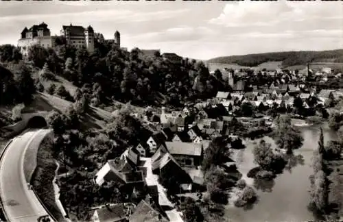 Ak Harburg an der Wörnitz Schwaben, Schloss, Panorama