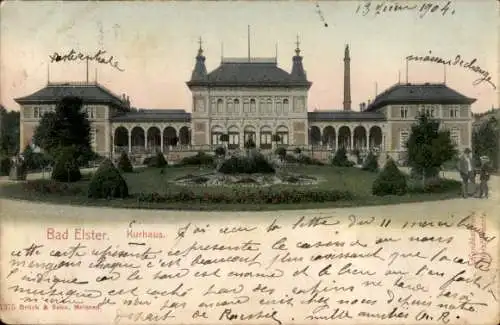 Ak Bad Elster im Vogtland, Kurhaus