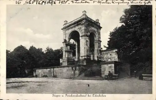 Ak Edenkoben an der Haardt Pfalz, Sieges- und Friedensdenkmal