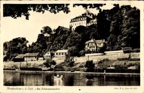 Ak Blankenheim an der Ahr Eifel, Schwanenweiher