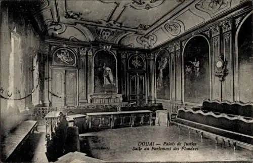 Ak Douai Nord, Palais de Justice, Salle du Parlement des Flandres