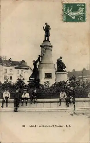 Ak Lille Nord, Le Monument Pasteur