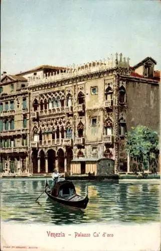 Litho Venezia Venedig Veneto, Palazzo Ca´ d´oro