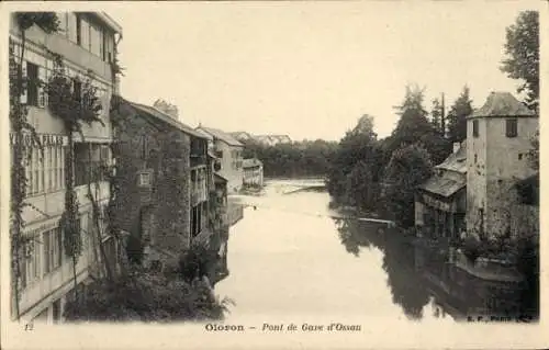 Ak Oloron Sainte Marie Pyrénées Atlantiques, Pont de Gave d'Ossau