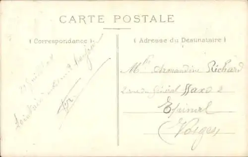 Ak Lure Haute Saône, Rue de la Gare