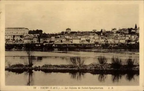 Ak Tours Indre et Loire, Le Coteau de Saint-Symphorien