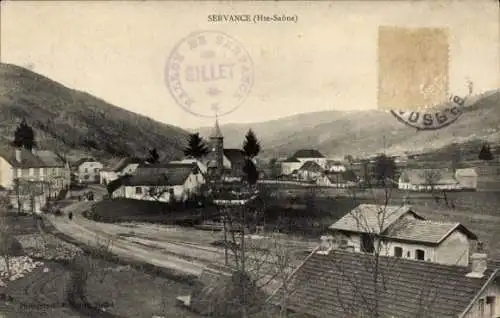 Ak Servance Haute-Saone, Gesamtansicht