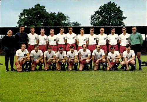 Sammelbild Fußball, Hamburger Sport Verein 1969/1970, Trainer Knöpfle, Girschkowski