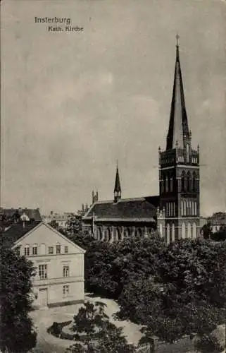 Ak Tschernjachowsk Insterburg Ostpreußen, Katholische Kirche