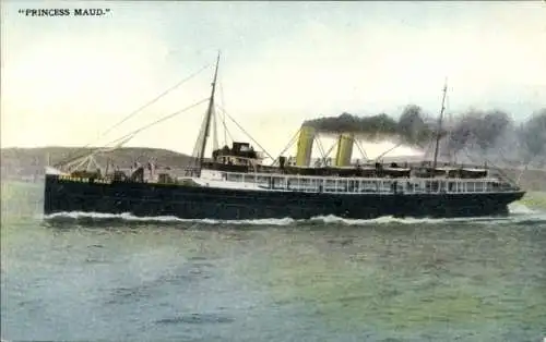 Ak Dampfer Princess Maud, LMS, London Midland & Scottish Railway